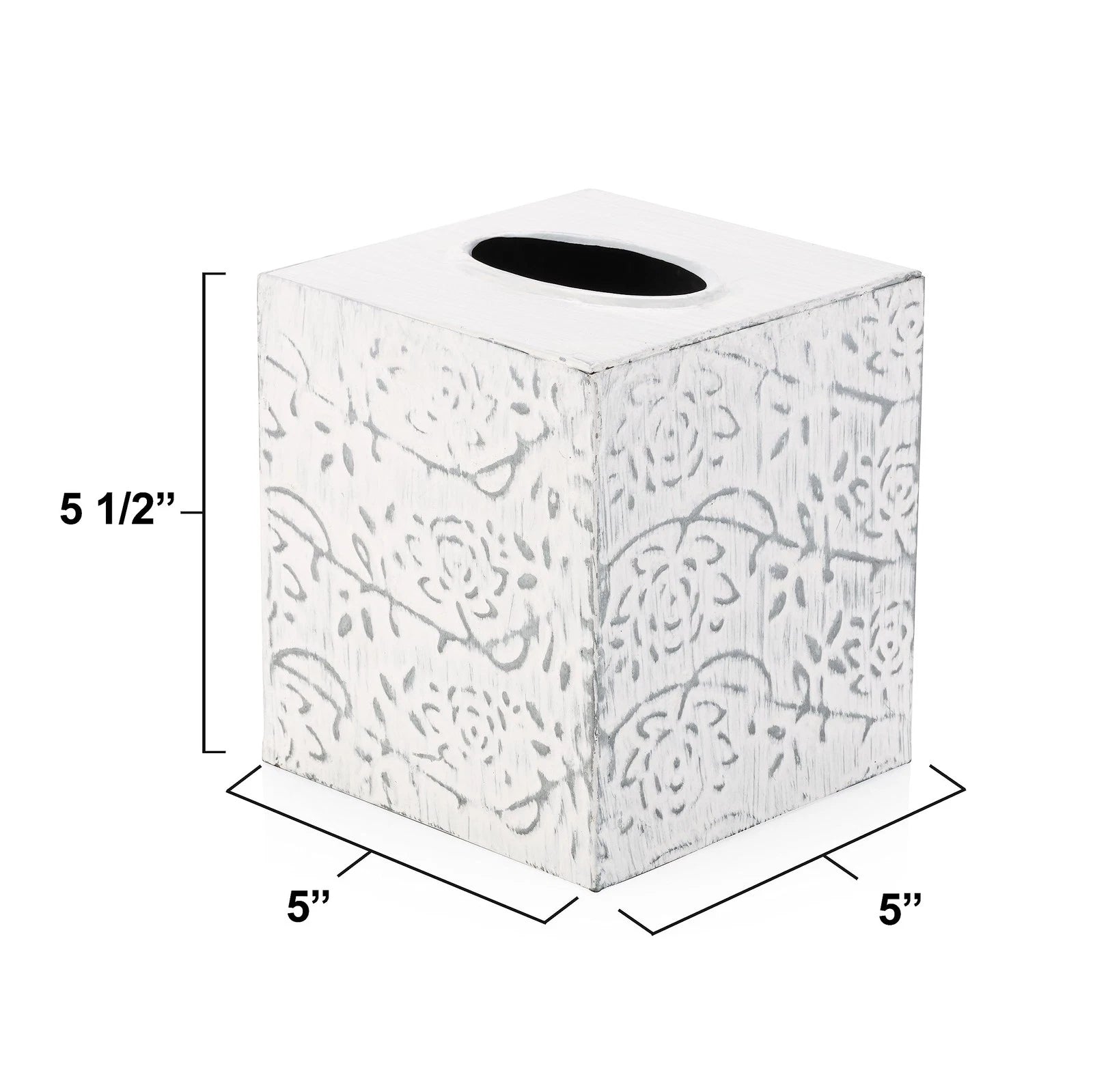 Modern Farmhouse Tissue Box Cover, Decorative Tissue Box Holder, Square Tissu... | eBay