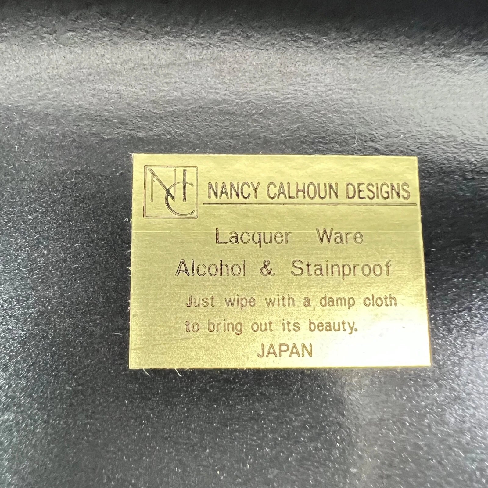 Vintage Lacquer Ware Tissue Box Nancy Calhoun Designs Silver Leaf Made in Japan | eBay