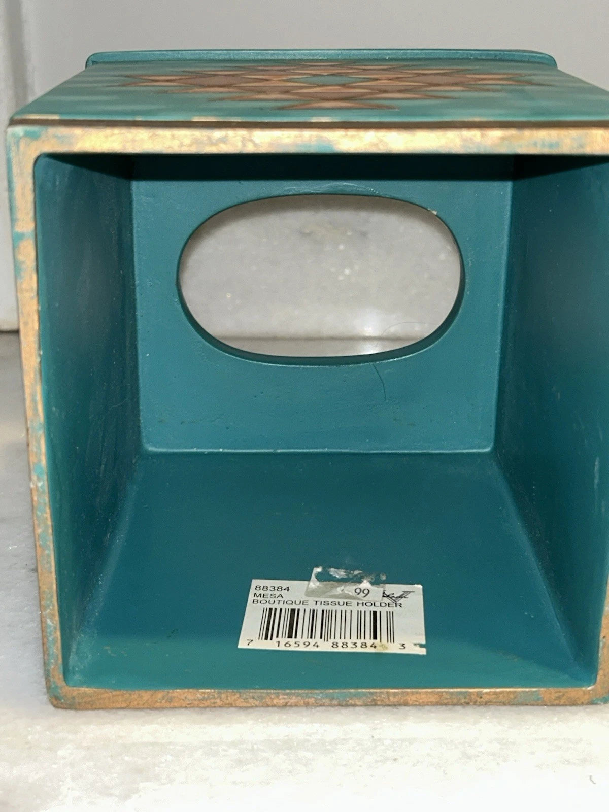 MESA NATIVE AMERICAN TISSUE BOX COVER CERAMIC COLORFUL | eBay