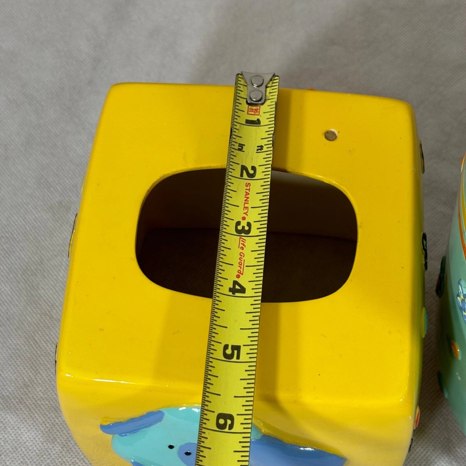 Cats & Dogs Resin Wastebasket & Tissue Box Cover Holder Set Linens N Things | eBay