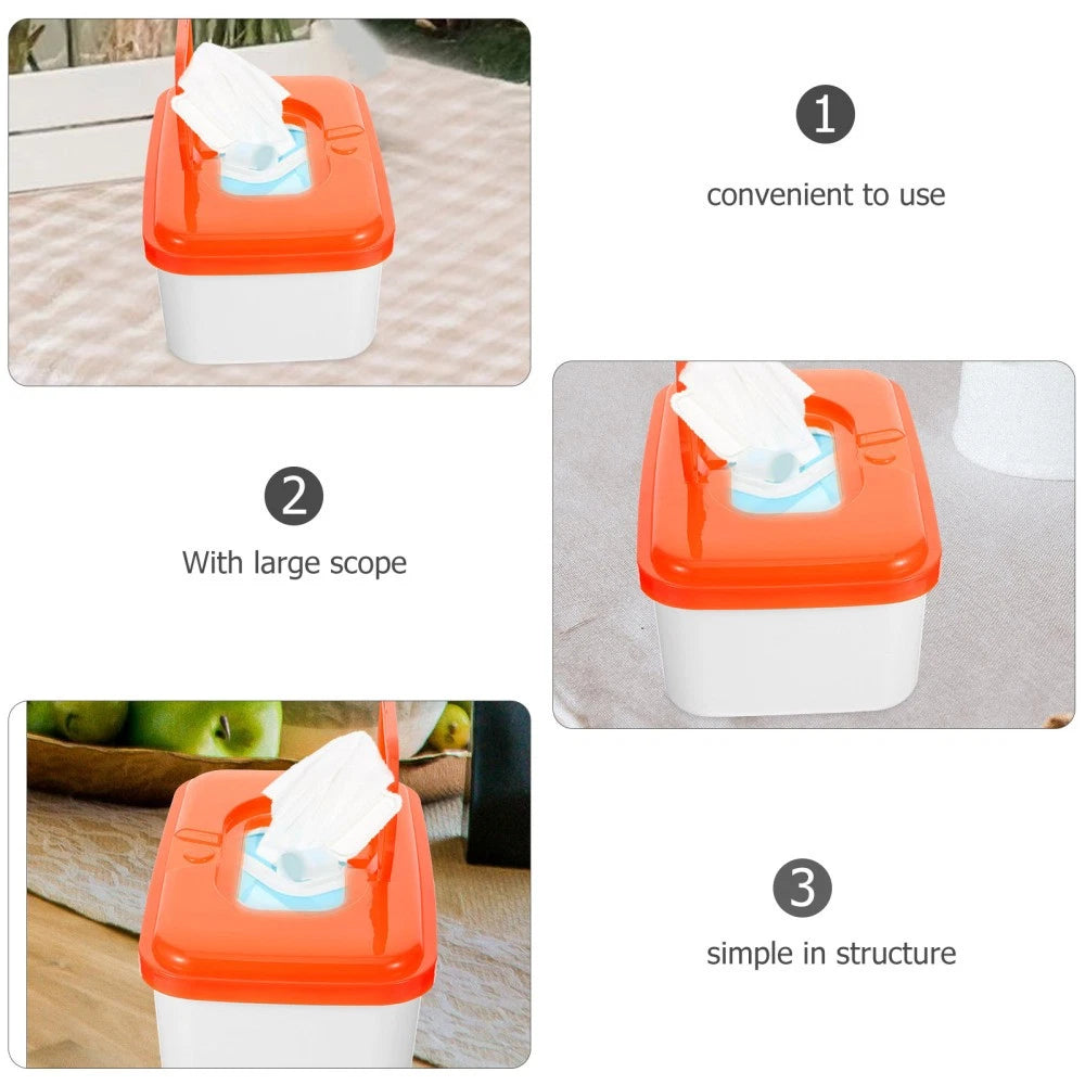 2 Pcs Wet Wipes Dispenser Box Plastic Travel Container for Baby Holder | eBay