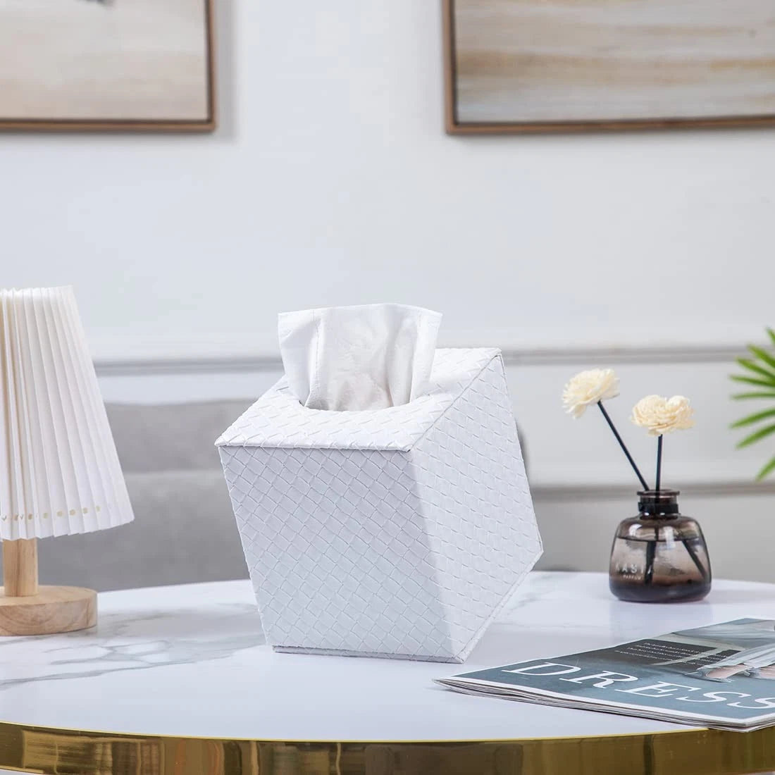 White Tissue Box Cover,Square Tissue Box Cover,White Tissue Box Holders,Tissue H | eBay