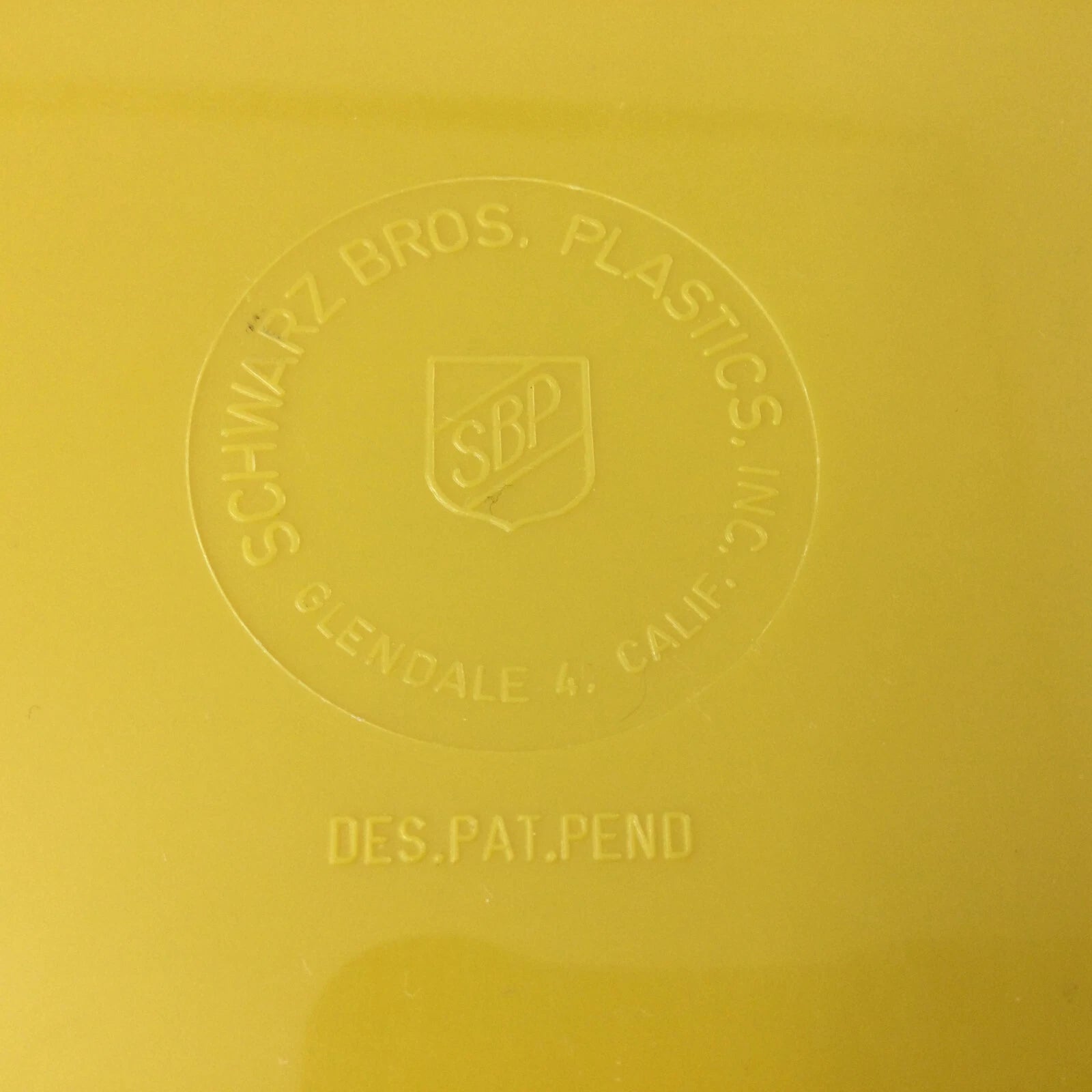 Schartz Vintage Tissue Box Rectangular Container Hinges Yellow Plastic Flowers | eBay