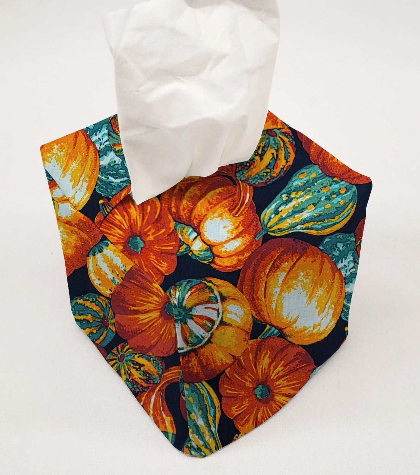 Pumpkins & Gourds Tissue Box Cover (2 Patterns Available) | eBay