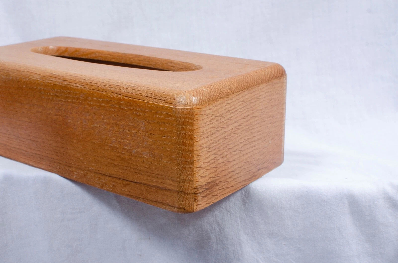 Solid Wood Oak Kleenex Tissue Box cover Notched Curved Corners 10.75"x 5.5" | eBay