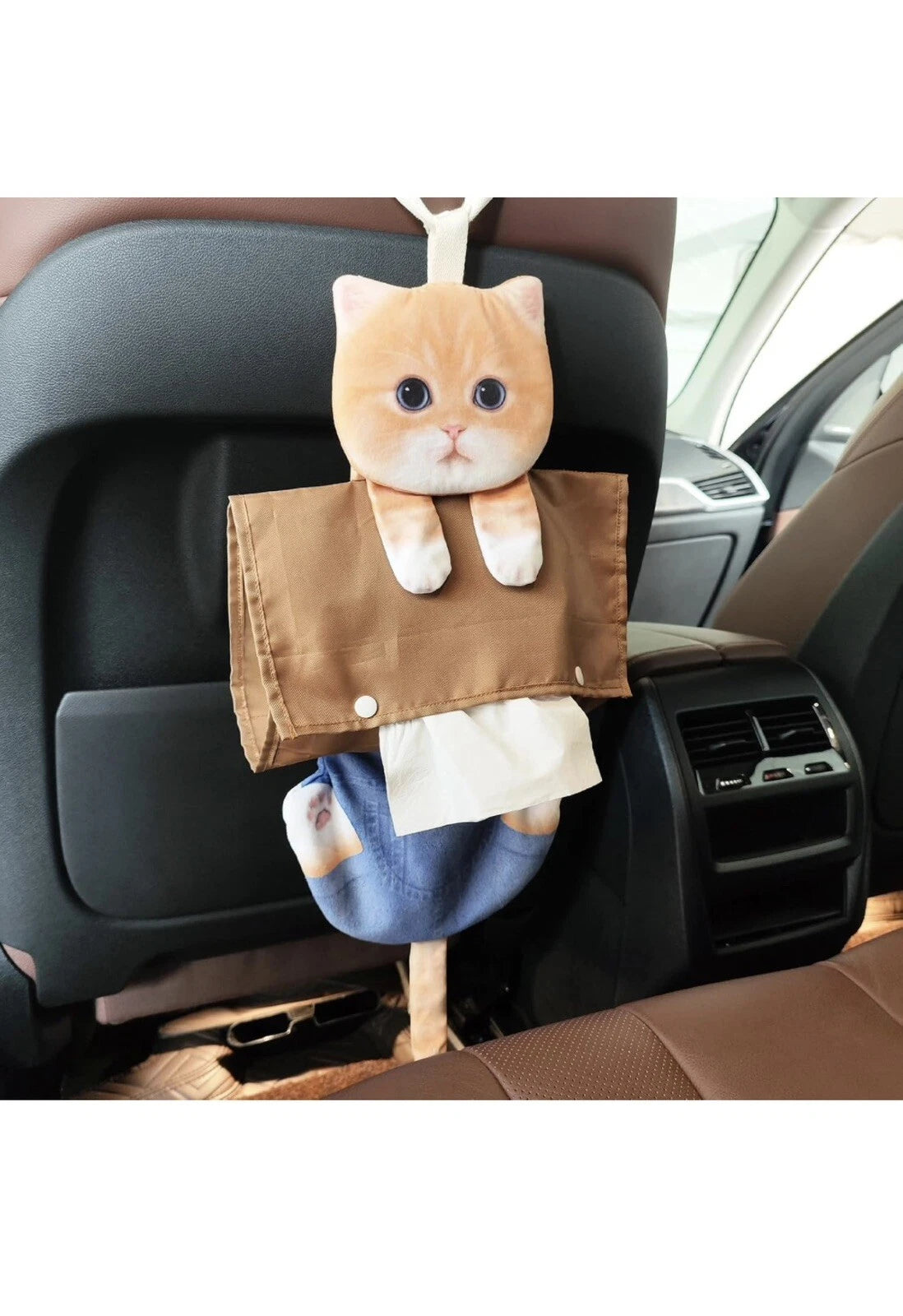 Cat Tissue Box Cover, Cute Paper Storage Dispenser,Creative Car Tissue Holder | eBay