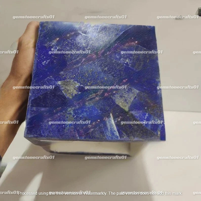 Lapis Lazuli Stone Tissue Box, Napkin Holder Stone Box, Easter Day Gifts Decor | eBay