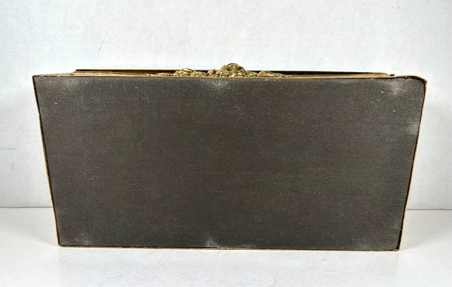 Vintage Gold Filigree Metal Tissue Box Holder Mid 20th Cen. Hollywood Regency | eBay