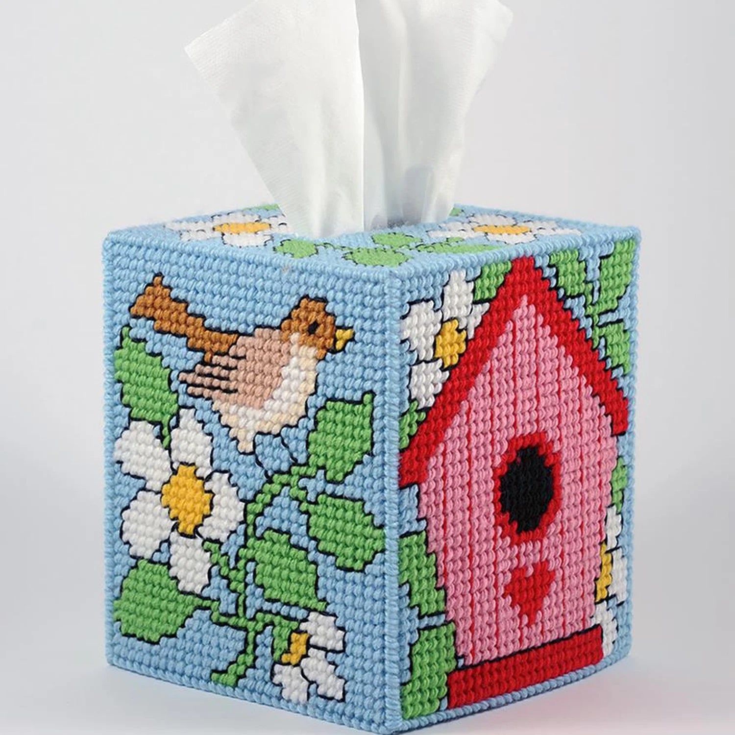 Leisure Arts Plastic Canvas Tissue Box Covers – Pattern Book with Step-by-Step | eBay