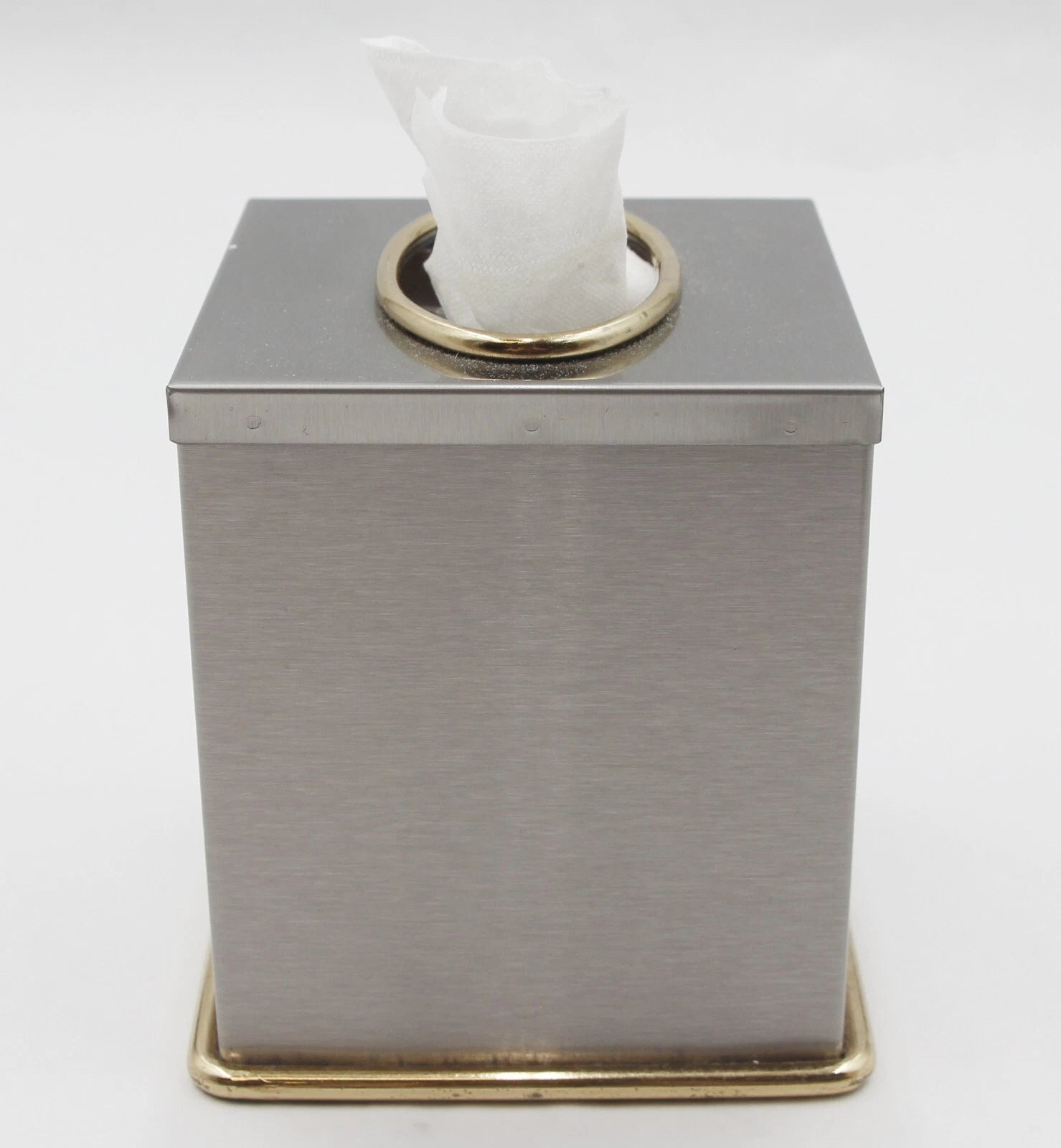 Vintage Olde New Steel Square Tissue Box Cover | eBay