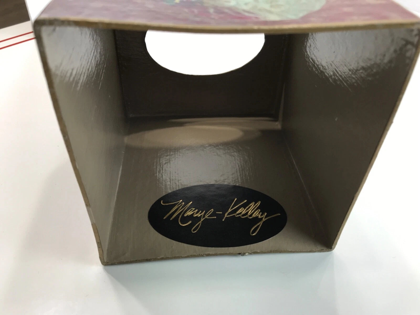 Marye Kelley Christmas Tissue Box Cover Santa Face w/Holly............a7 | eBay