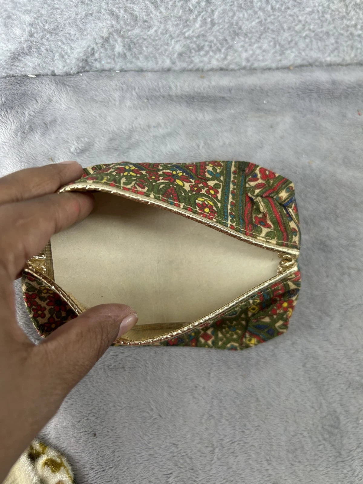 Vintage Multi Colored Pocket Tissue Holder 4" Long | eBay