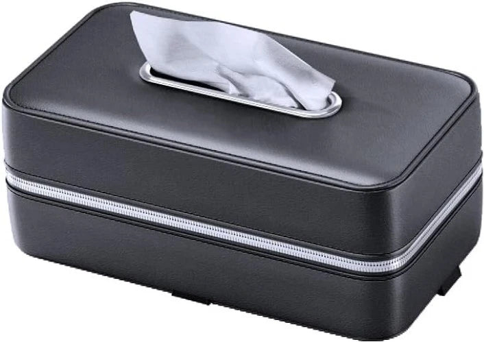 Modern Car Tissue Dispenser - High-Quality Leather, Fits 120-Count Tissues | eBay