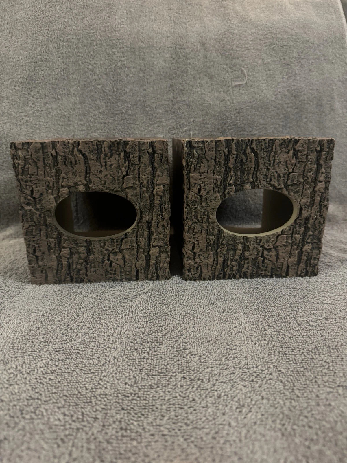Realtree 2x Tissue Box Cover Camo Mountain Cabin Licensed Resin Office Bedroom | eBay