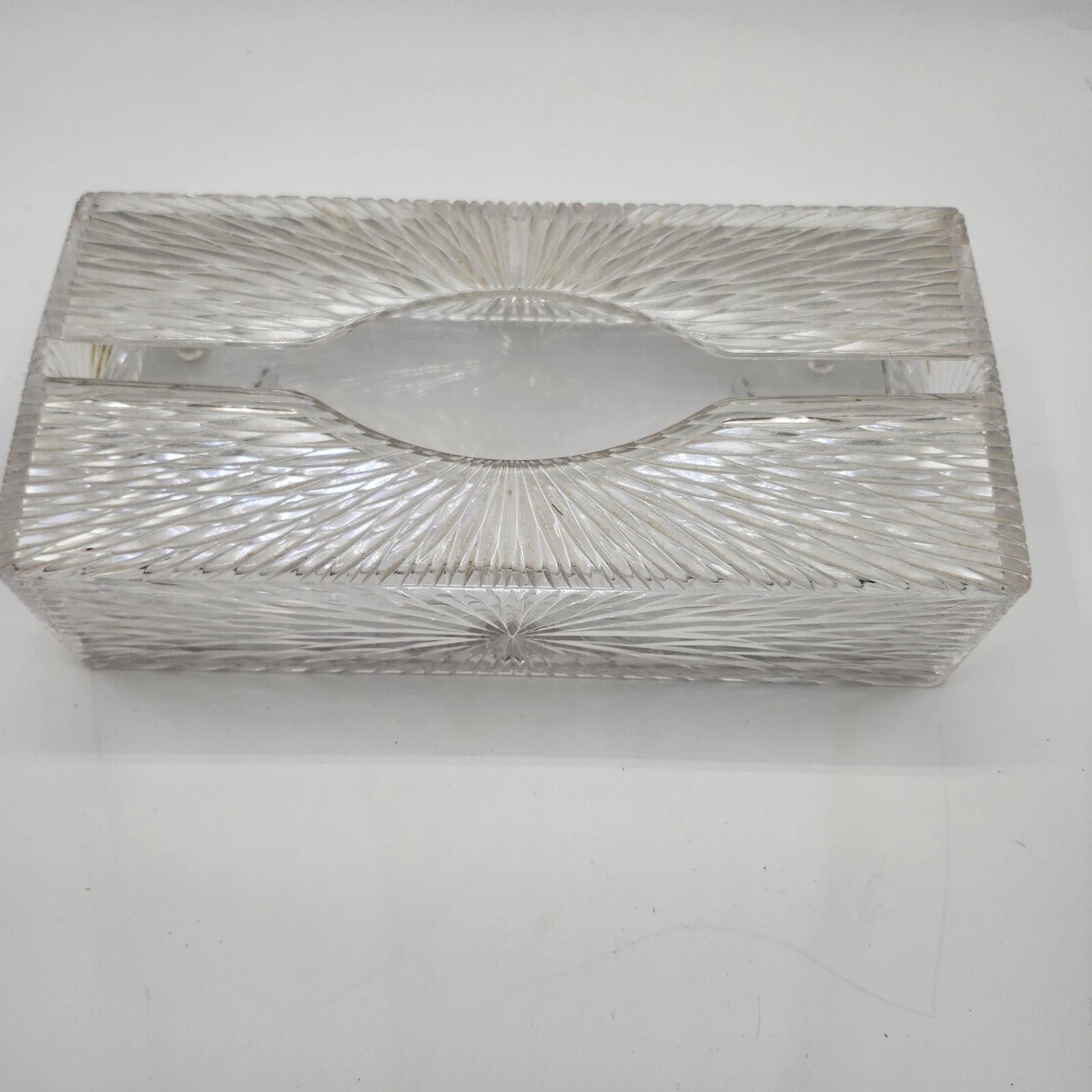 Mid Century MCM Kleenex facial tissue cover Box Acrylic long vintage atomic star | eBay