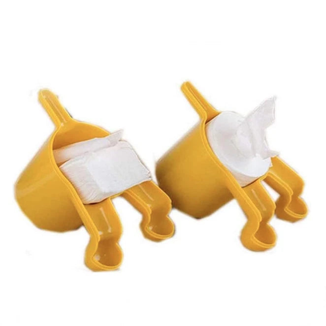 Tissue Paper Holder Dispenser Dog Butt Yellow NC fun decor bags | eBay