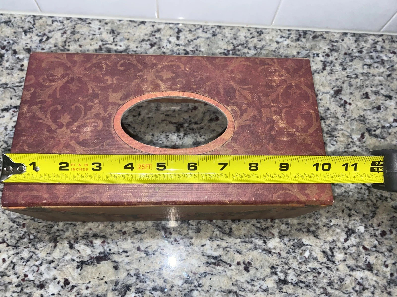 Bob's Boxes “Floral Swag” Tissue Box Cover Holder Susan A Winget Primitive | eBay