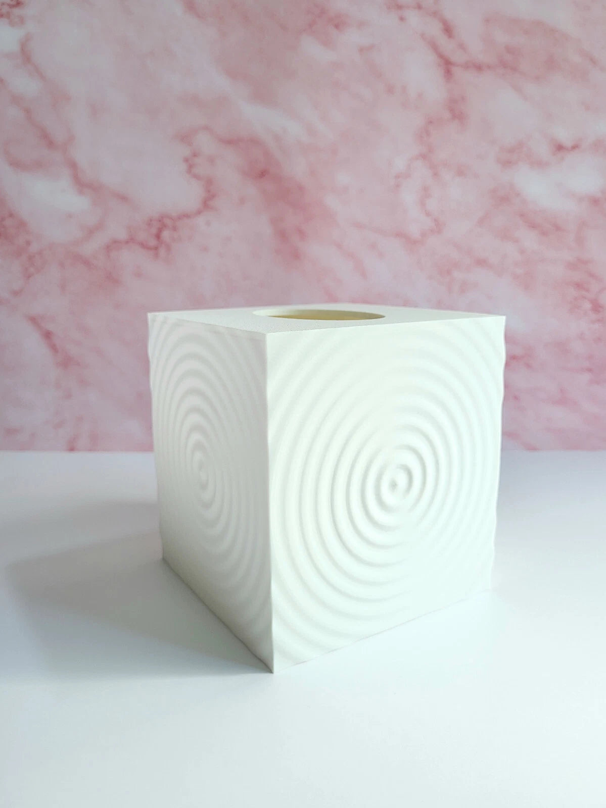 Ripple Effect Tissue Box Cover – Modern Minimalist Decorative Kleenex Holder | eBay