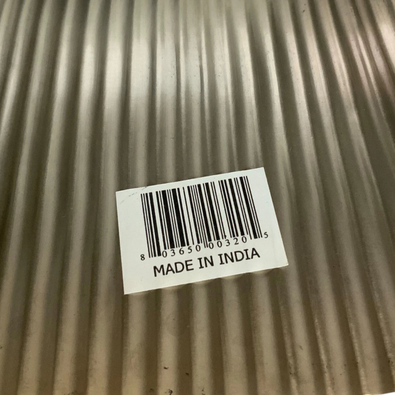 Square Ribbed Silver Metal Tissue Box Cover Decorative Accent Made In India | eBay