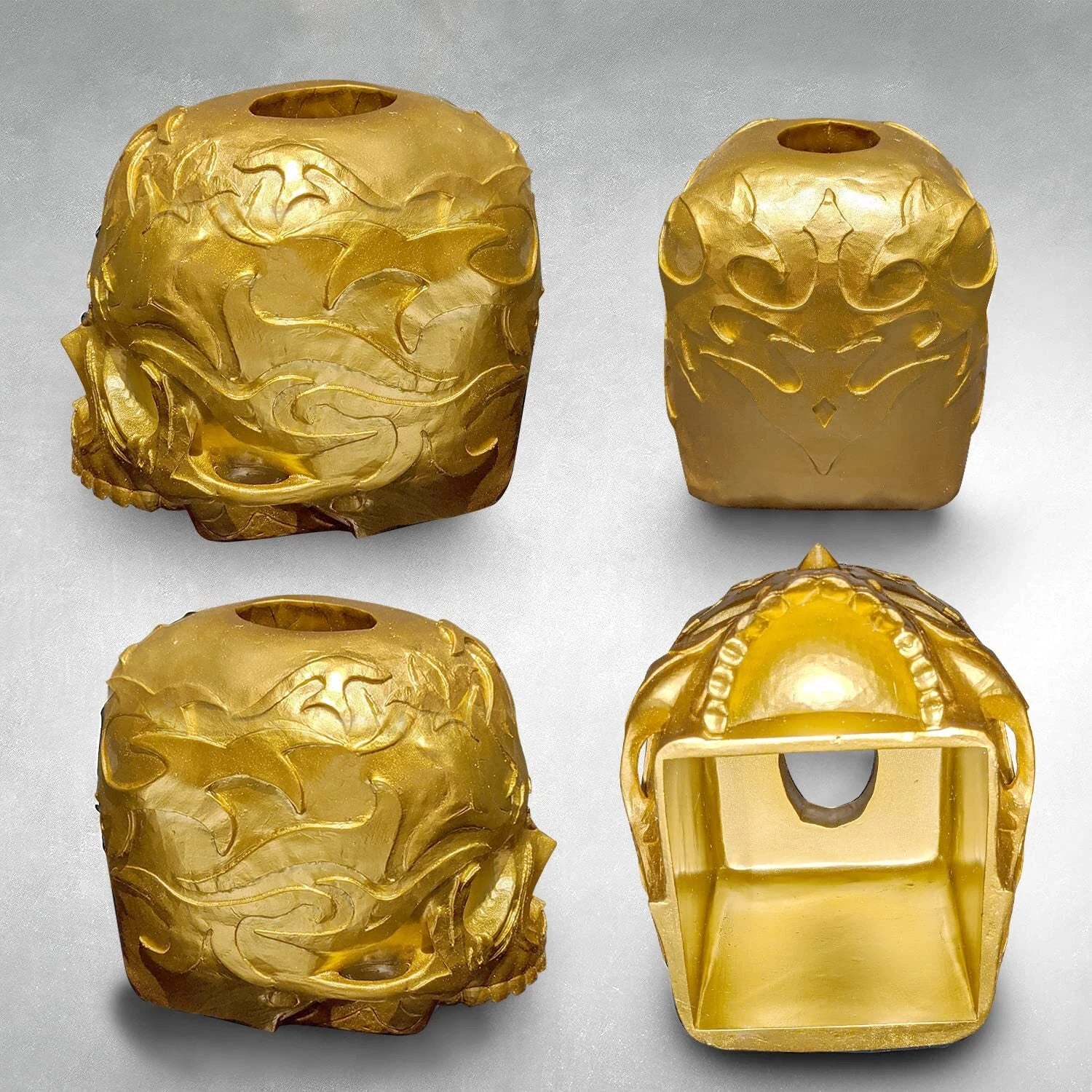 Tissue Box Cover Skull Gothic Decor for Countertop Vanity Dresser Gift (Gold) | eBay