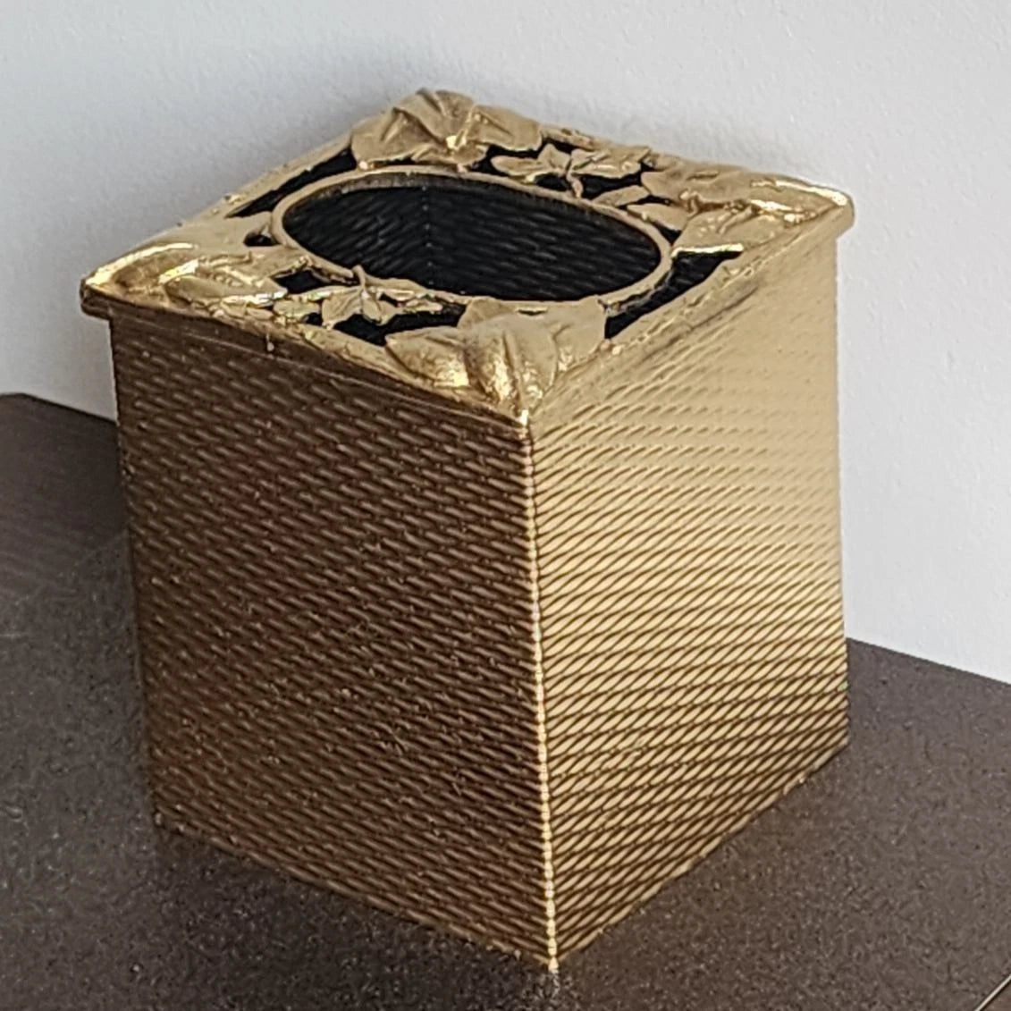 Silver Square Tissue Box Cover Facial Tissue Holder Kleenex Holder Accessories | eBay