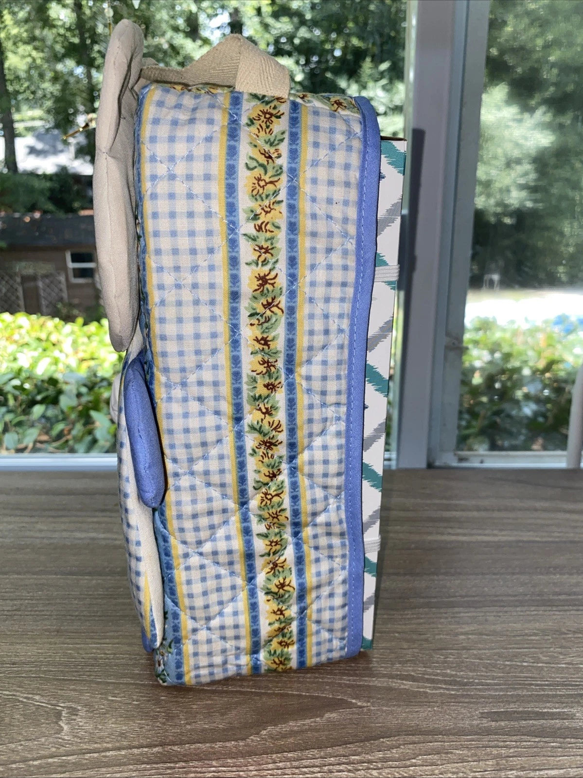 Tissue Cover Baby Nursery Teddy Bear holder Blue Yellow | eBay