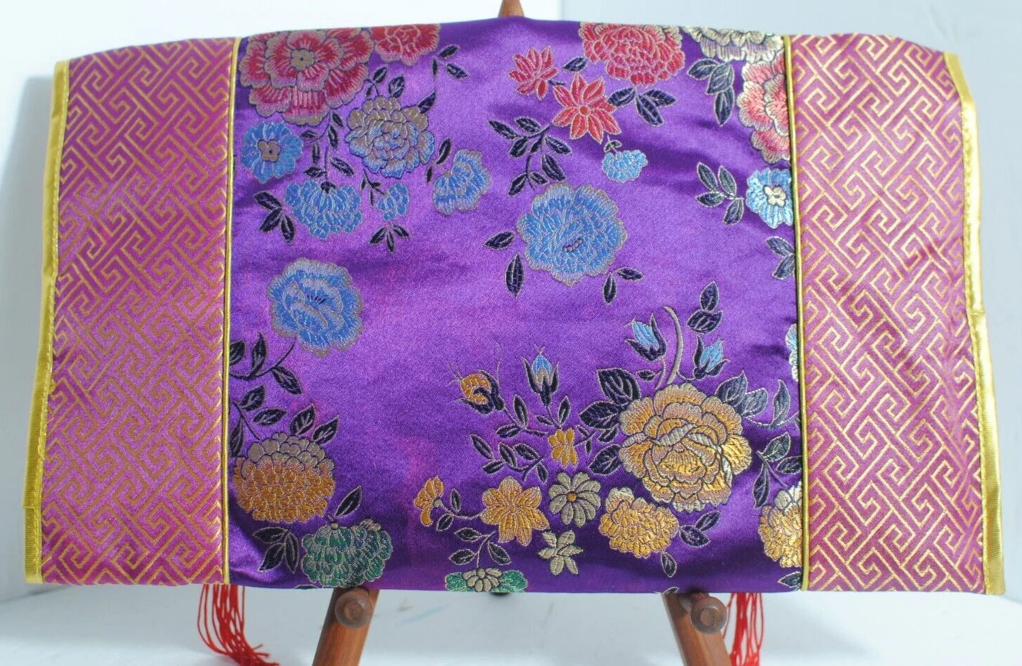 Asian Purple Floral Fabric Soft Tissue Box Cover 8" x 13 1/2 " NWOT | eBay