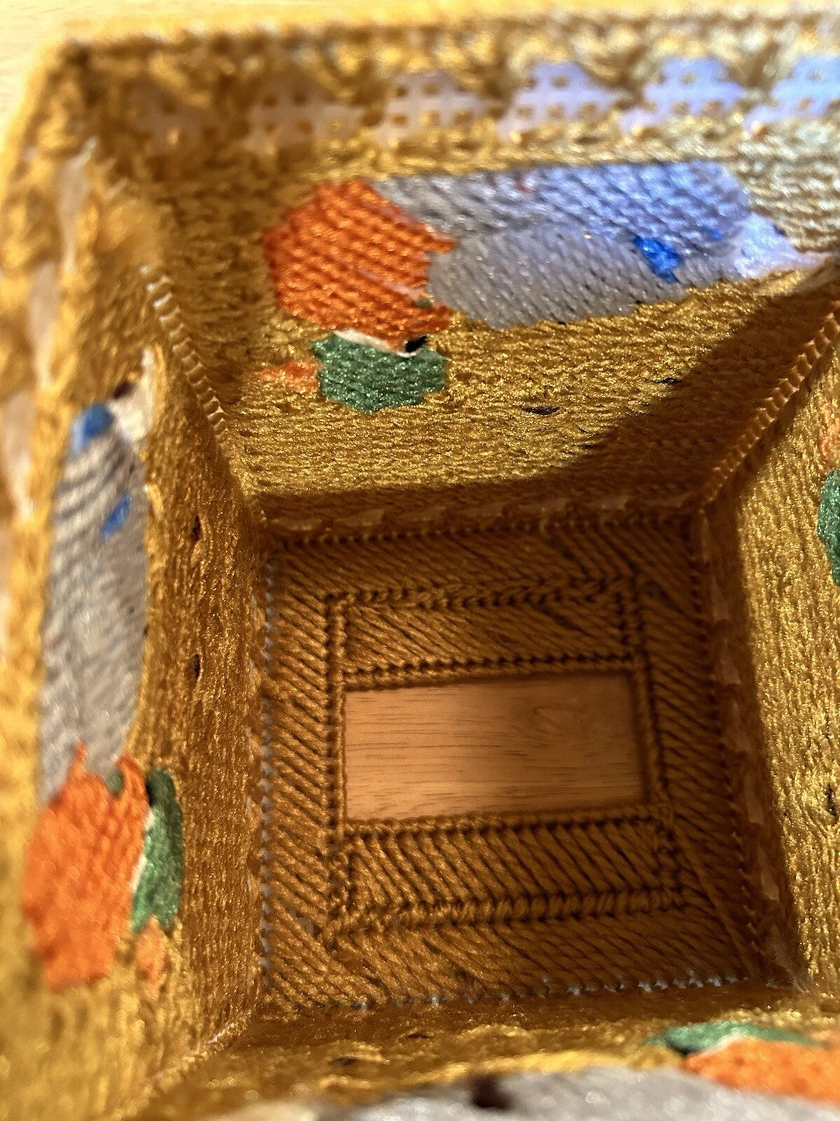 Mallard Duck & Cat Tails Tissue Box Cover Handmade Needlepoint complete | eBay