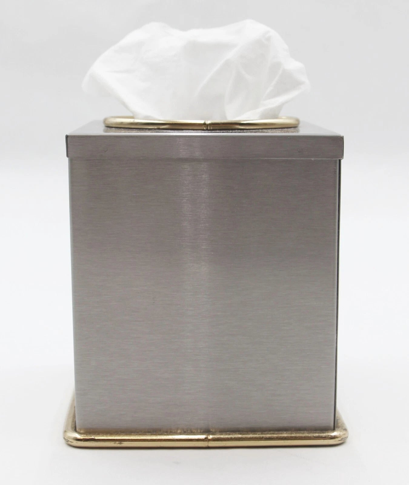 Vintage Olde New Steel Square Tissue Box Cover | eBay