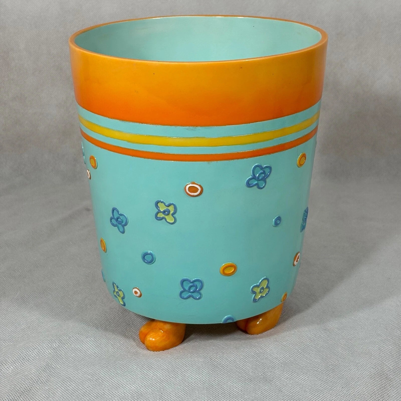 Cats & Dogs Resin Wastebasket & Tissue Box Cover Holder Set Linens N Things | eBay