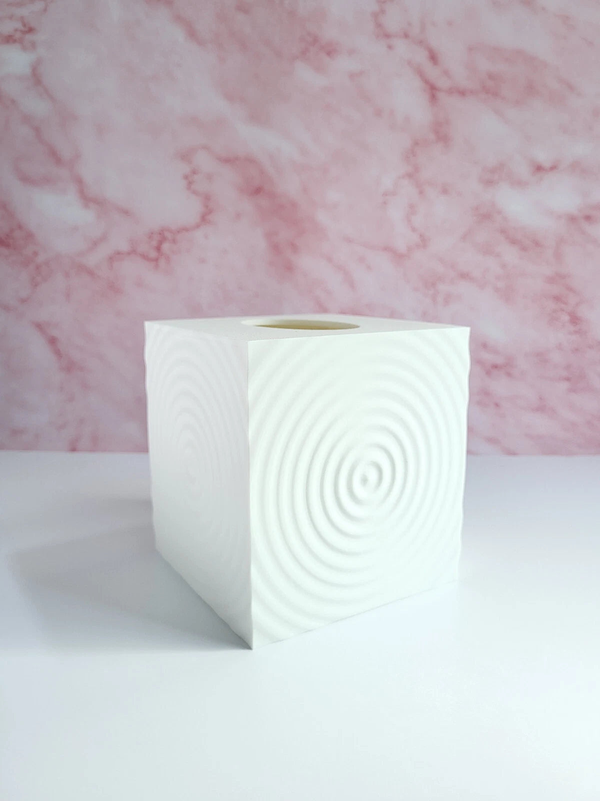 Ripple Effect Tissue Box Cover – Modern Minimalist Decorative Kleenex Holder | eBay