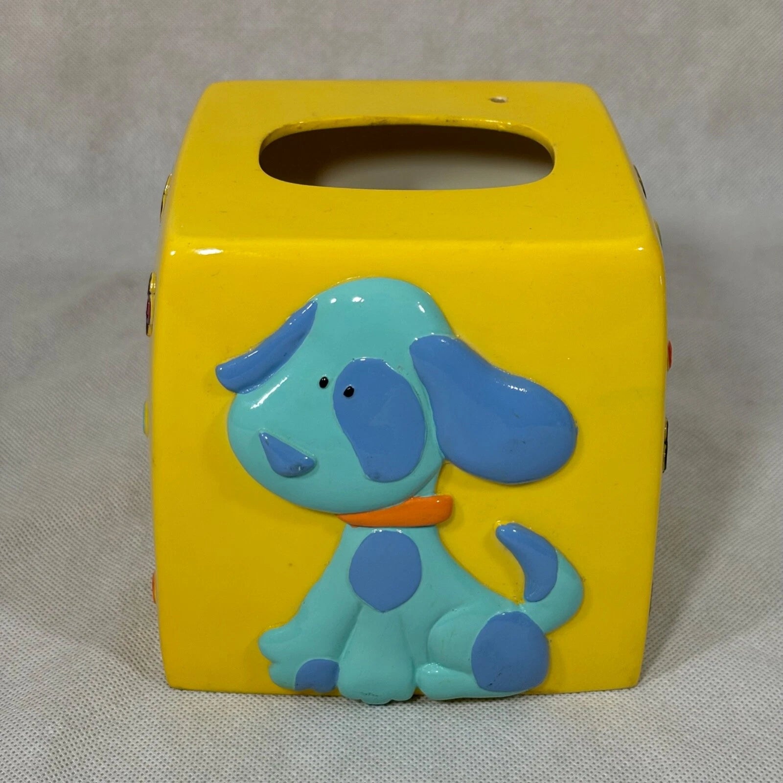 Cats & Dogs Resin Wastebasket & Tissue Box Cover Holder Set Linens N Things | eBay