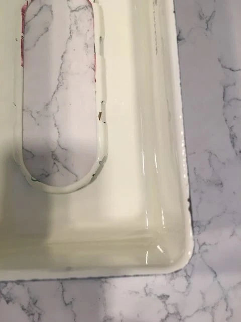 MACKENZIE CHILDS White Flower Market Tissue Box Cover Rectangular Home Decor | eBay