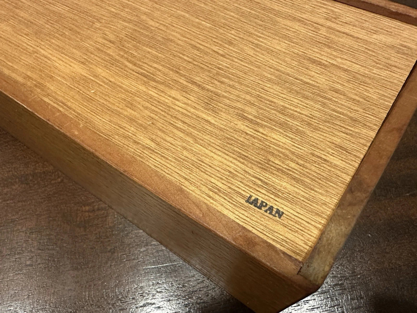 Vintage 1960s Teak Tissue Box Holder Made in Japan with Sliding Bottom | eBay