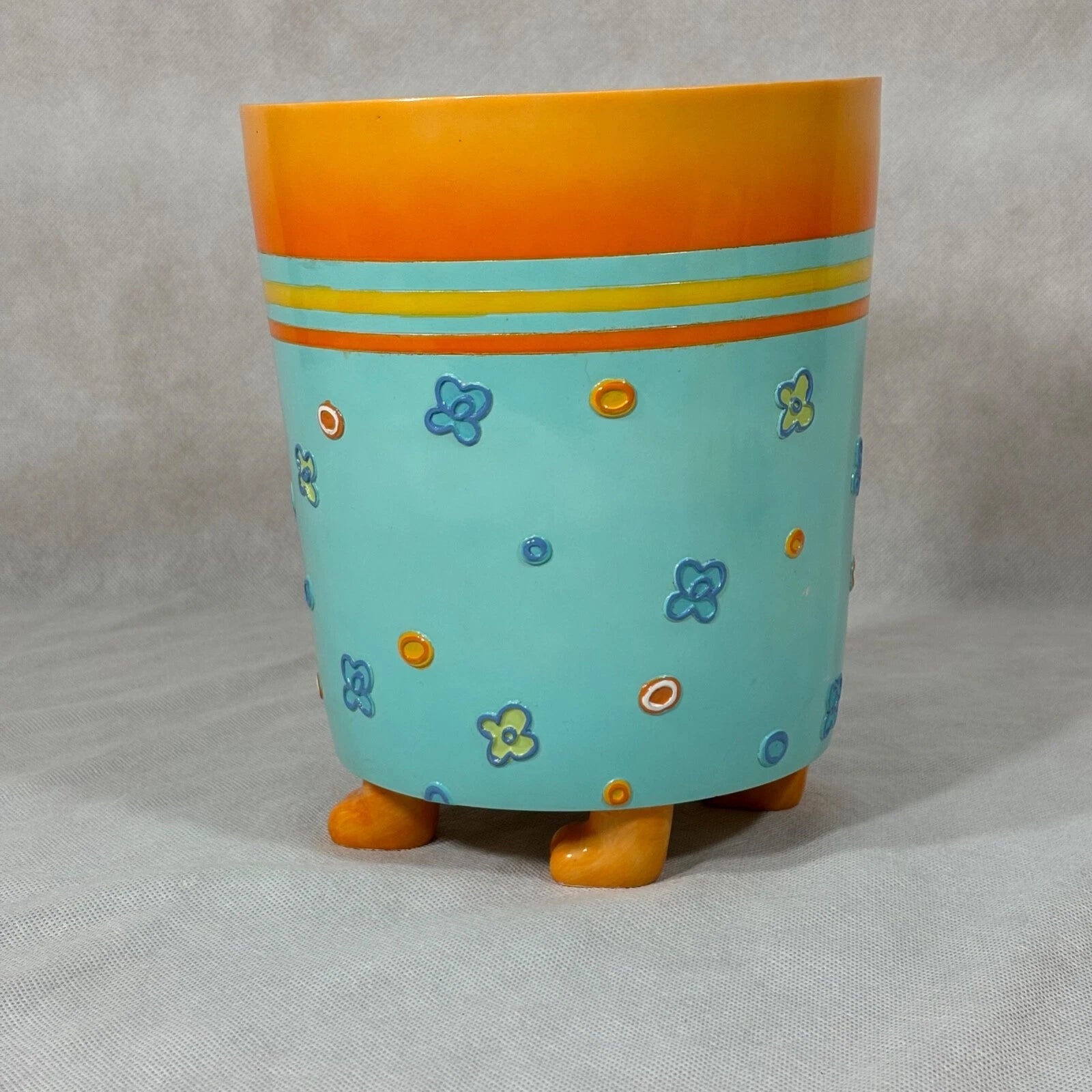Cats & Dogs Resin Wastebasket & Tissue Box Cover Holder Set Linens N Things | eBay