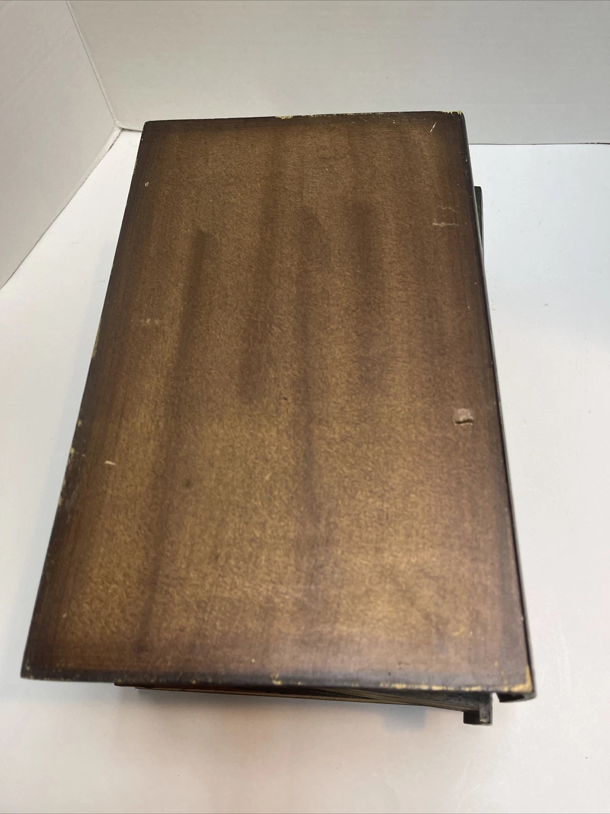 Vintage Wooden Antique Book Tissue Holder Dispenser 11 1/4 x 7 x 5 1/4 | eBay