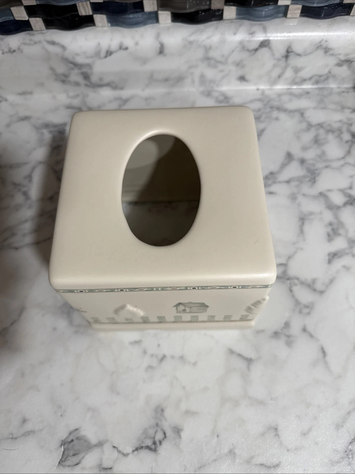 PFALTZGRAFF NATUREWOOD TISSUE BOX COVER DISPENSER - Damaged See Pictures | eBay