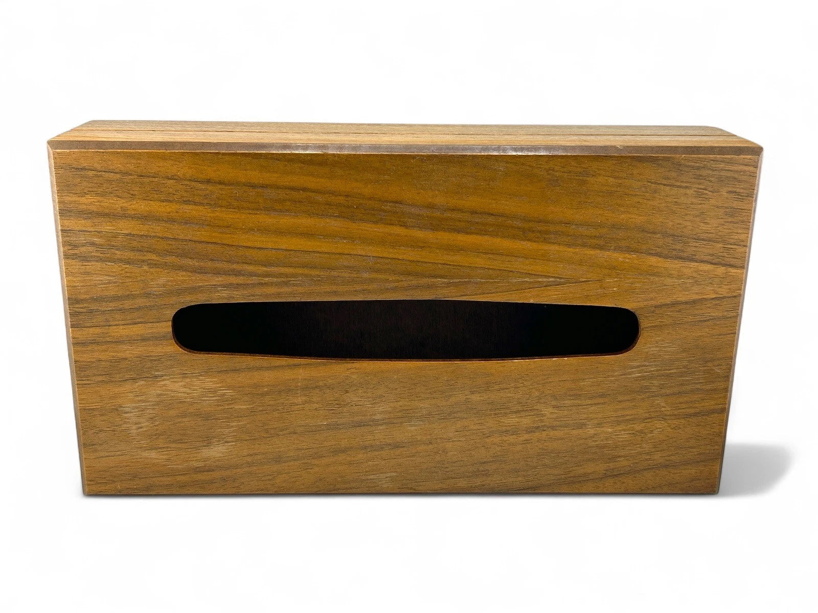 Vintage MCM 1960’s Great American Walnut Wooden Tissue Box | eBay