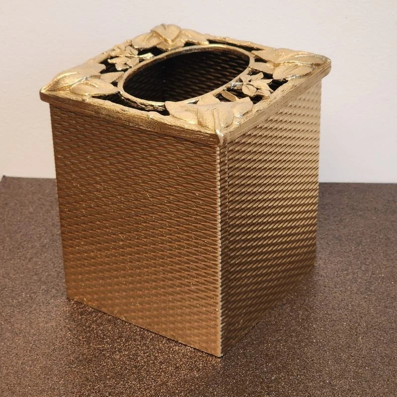 Silver Square Tissue Box Cover Facial Tissue Holder Kleenex Holder Accessories | eBay