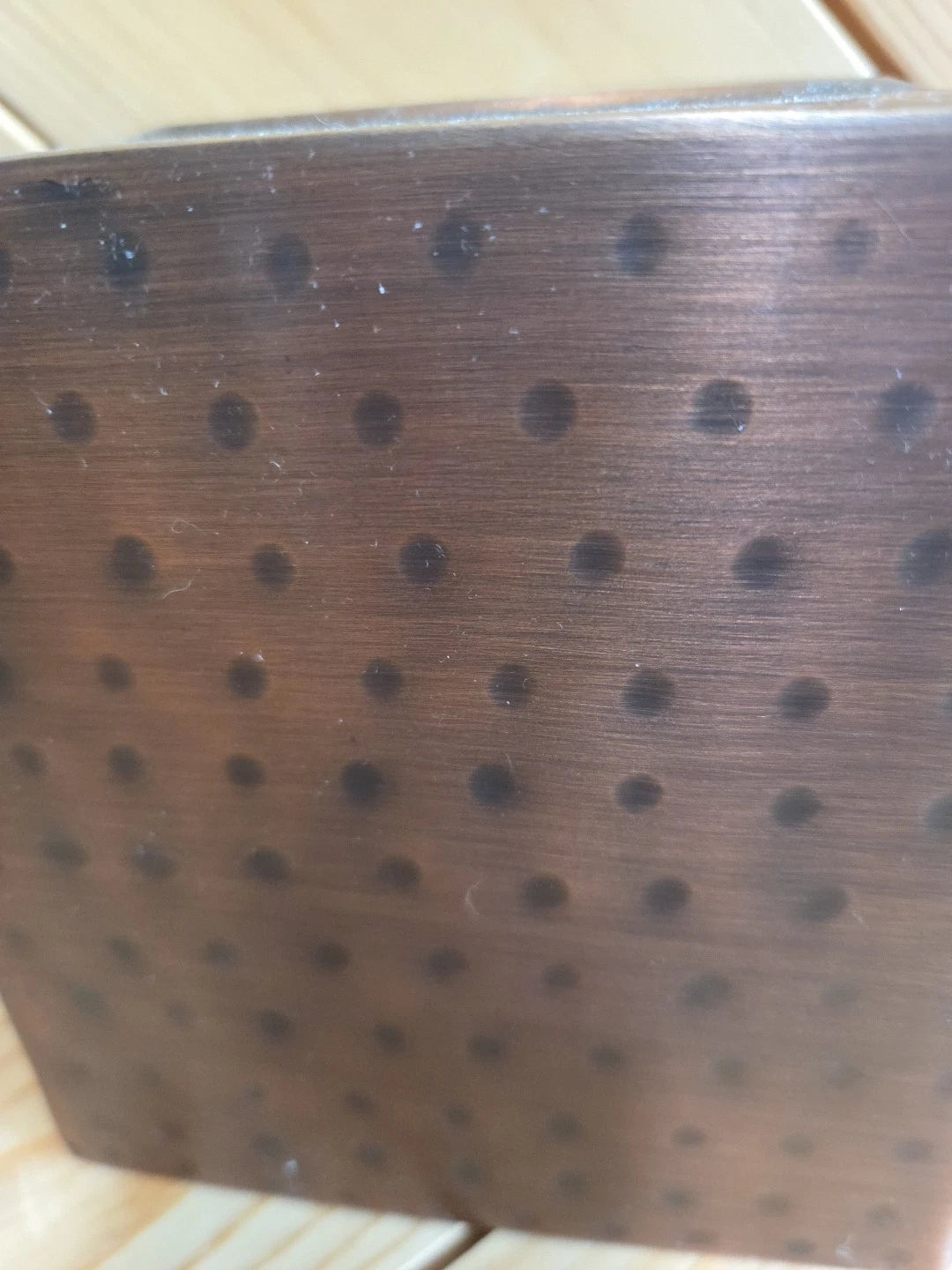 Copper Metal tissue box Holder! For Square Box~ Perfect Condition! | eBay