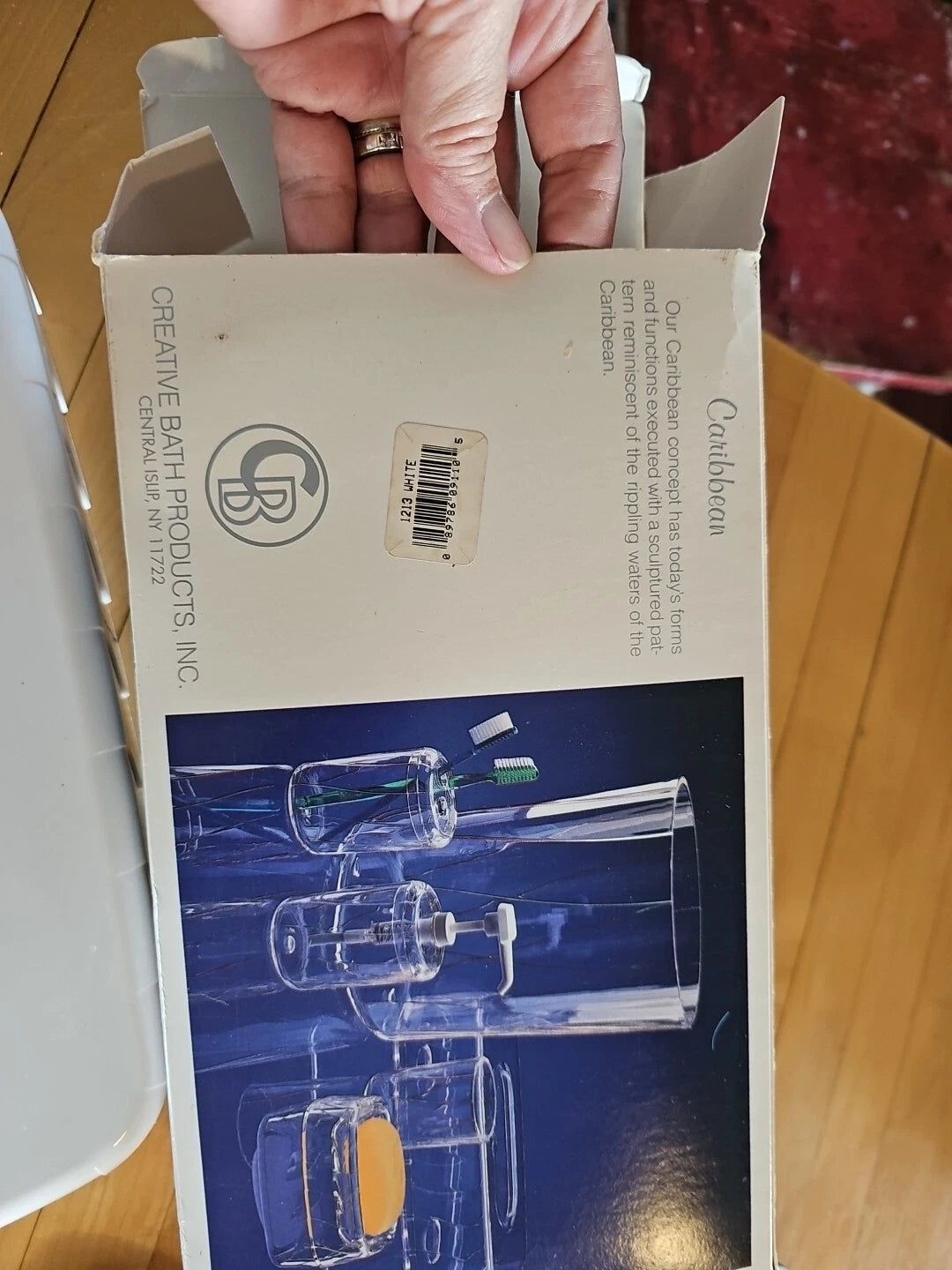 Vintage Tissue Box Cover White Retro MCM Acrylic Decor 80s New Old Stock | eBay