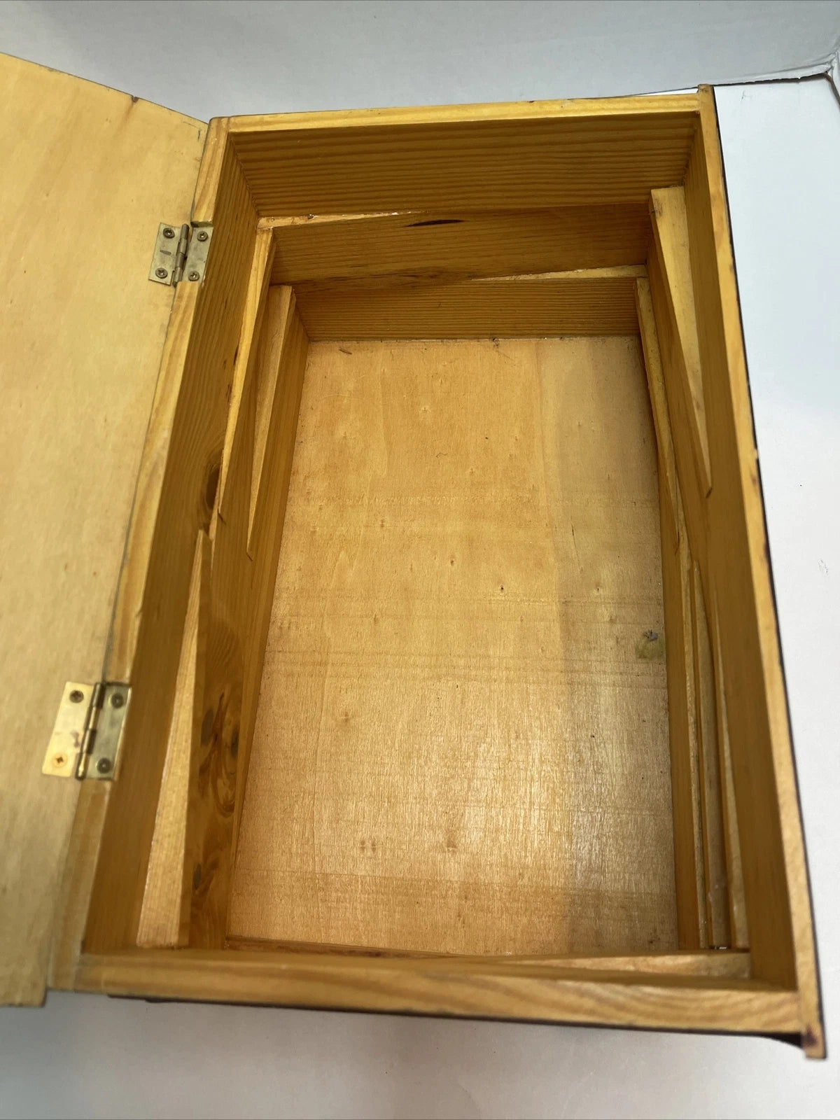 Vintage Wooden Antique Book Tissue Holder Dispenser 11 1/4 x 7 x 5 1/4 | eBay