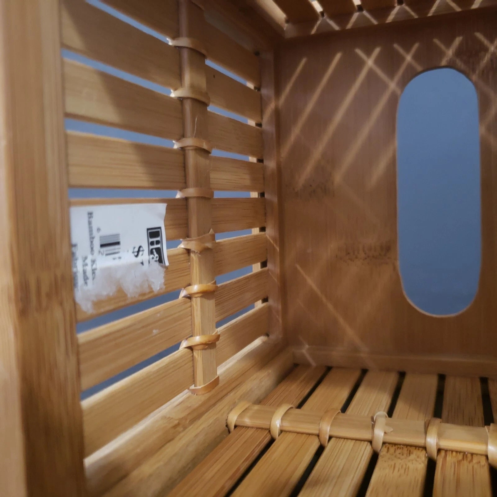 Harman Bamboo Slat Tissue Box Cover Boutique Box Cover/ Holder | eBay