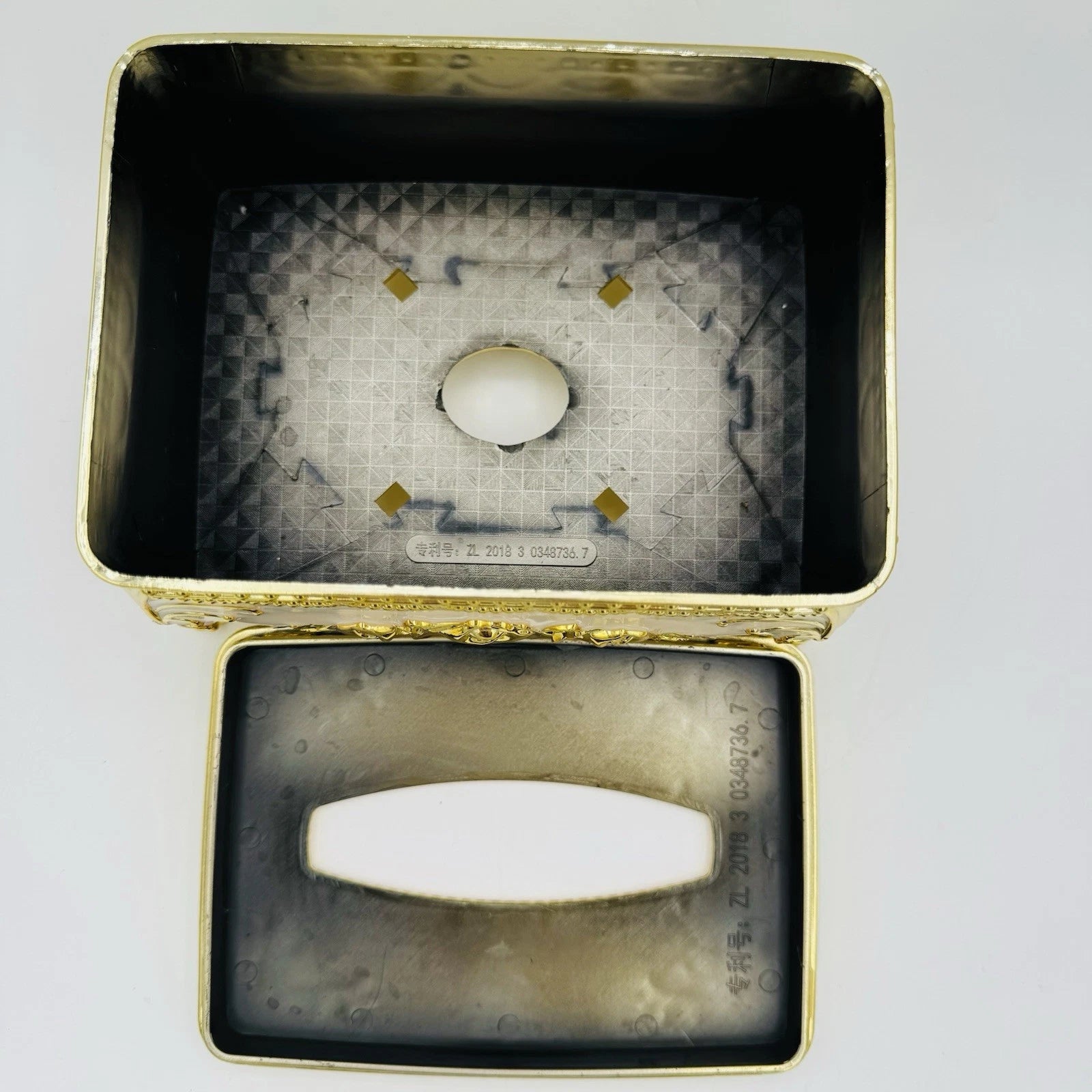 Ornate Gold Tissue Box Cover Holder Florentine Rococo European Wipes Towel | eBay