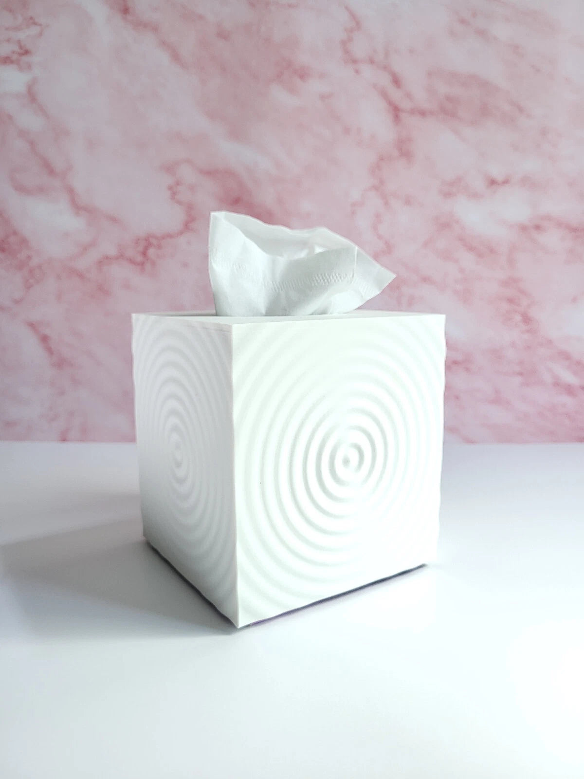 Ripple Effect Tissue Box Cover – Modern Minimalist Decorative Kleenex Holder | eBay