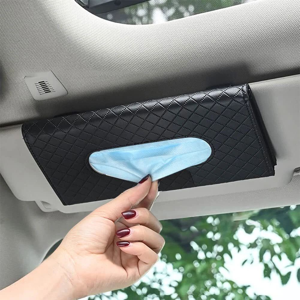Car Tissue Holder Visor Tissue Holder for Car PU Leather Car Visor Tissue Hol... | eBay