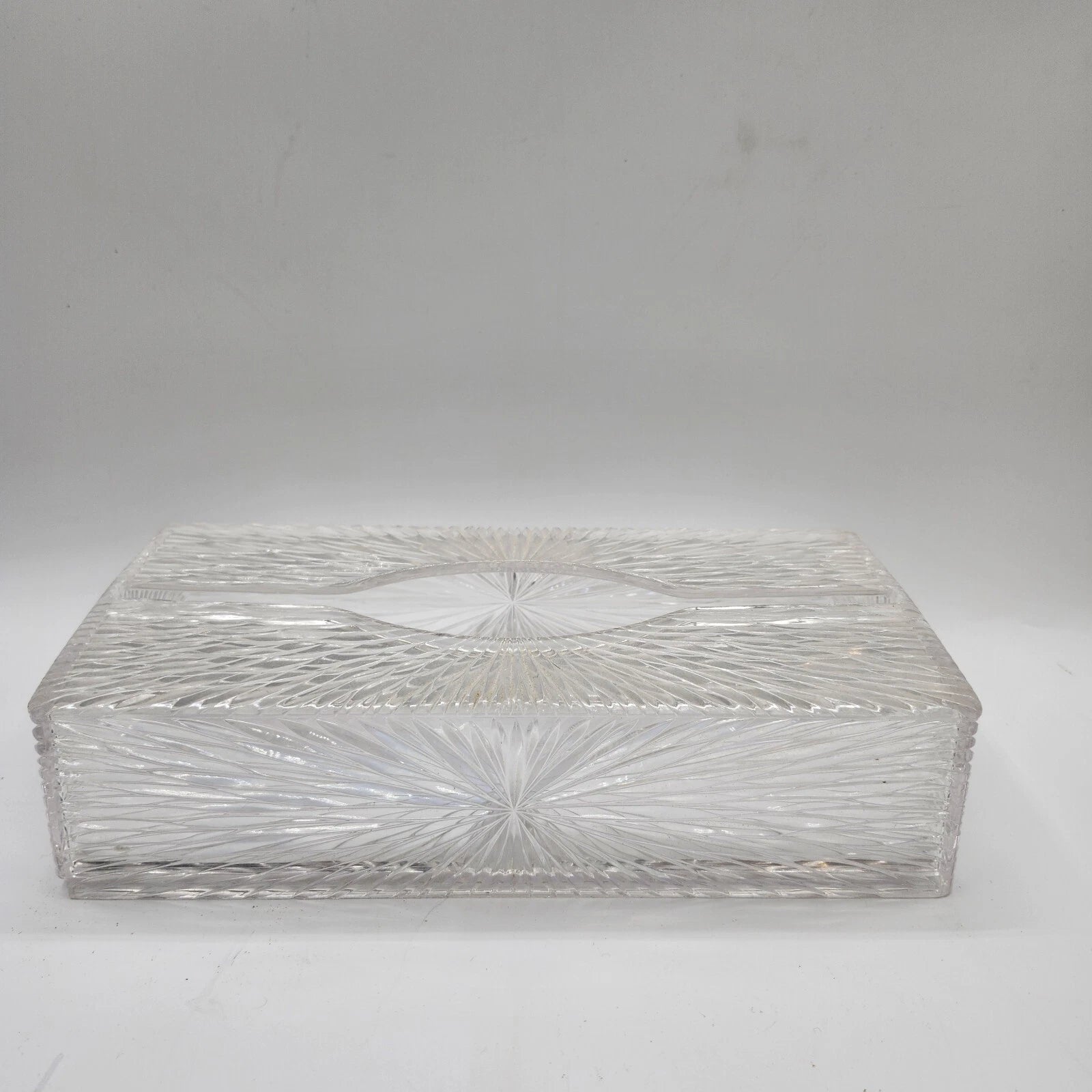 Mid Century MCM Kleenex facial tissue cover Box Acrylic long vintage atomic star | eBay