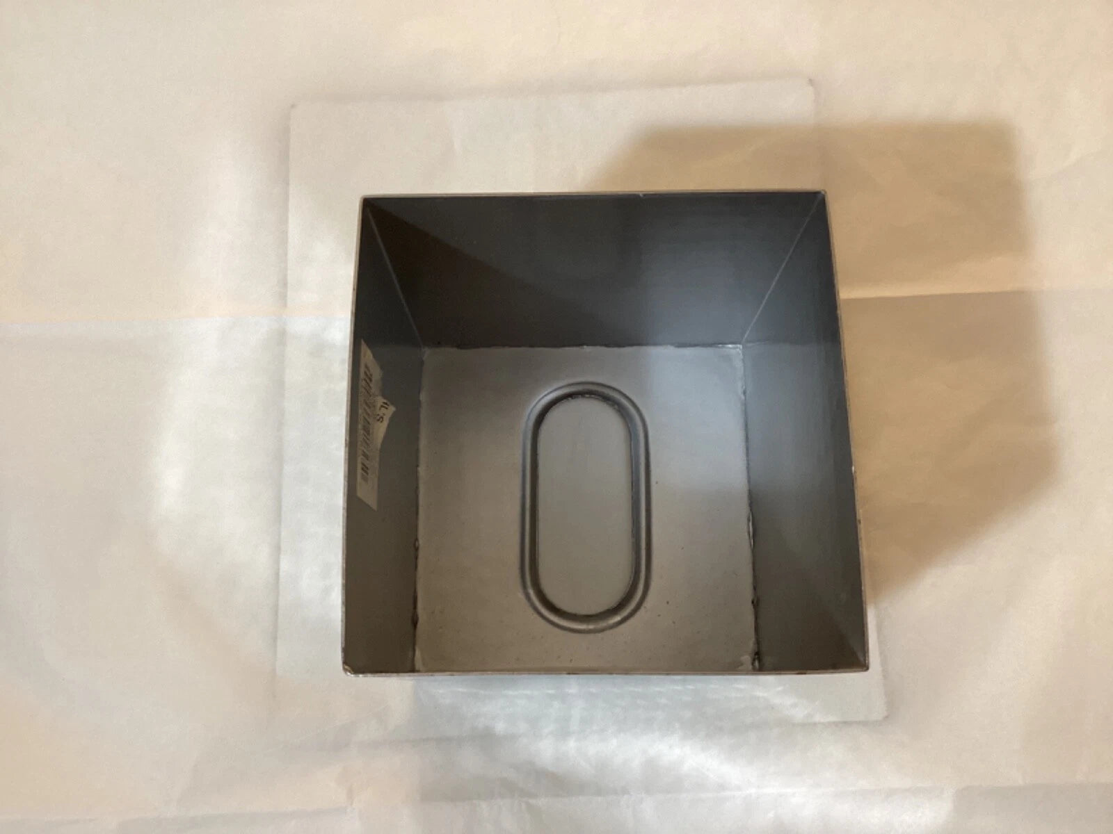 Textured Silver Metal India Boutique Tissue Box Cover EXCELLENT Condition | eBay