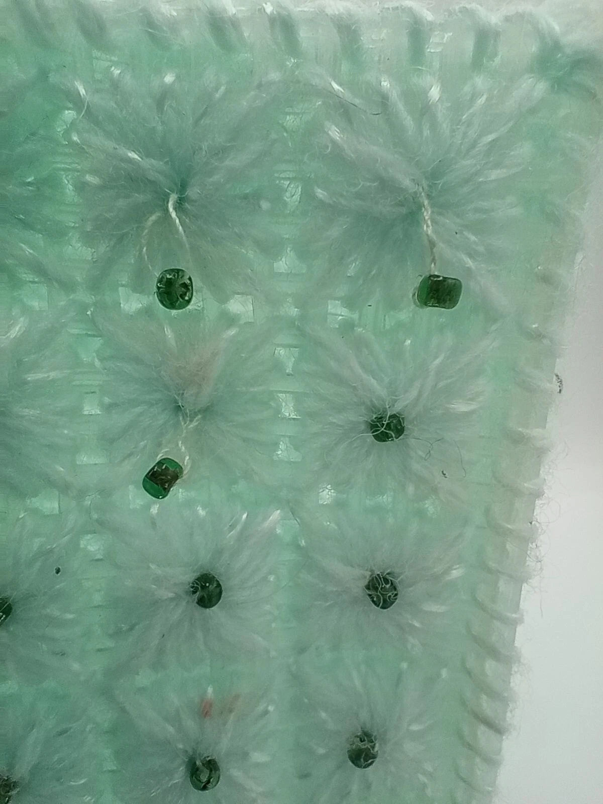 Tissue Box Cover Vintage Green Plastic Canvas Pattern 5.75 Inches Handmade | eBay