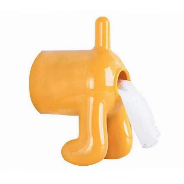 Tissue Paper Holder Dispenser Dog Butt Yellow NC fun decor bags | eBay